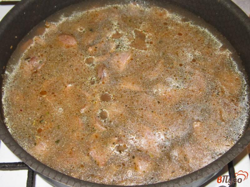 Фото приготовление рецепта: Рагу из утиных желудков с картофелем шаг №5