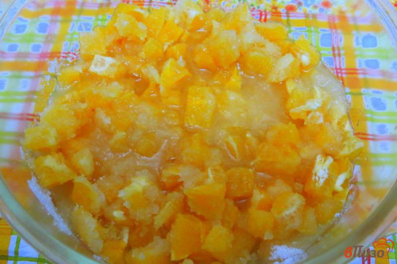 Фото приготовление рецепта: Апельсиновый джем шаг №4