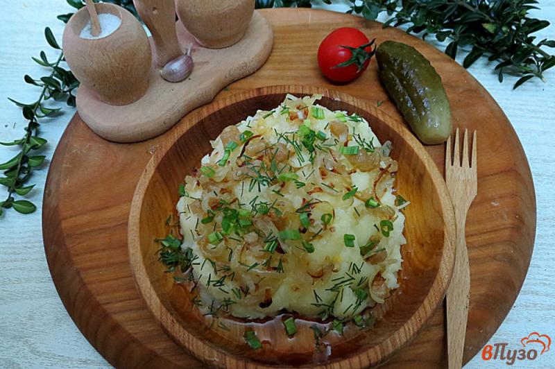 Фото приготовление рецепта: Картофельное пюре по-деревенски шаг №9