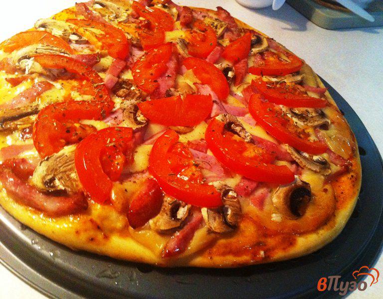 Фото приготовление рецепта: Пицца солянка шаг №6