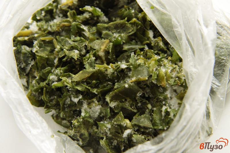 Фото приготовление рецепта: Зеленые щи с замороженным щавелем шаг №6