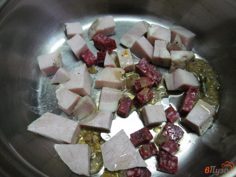Фото приготовление рецепта: Поливка - суп с бужениной и овощами шаг №1