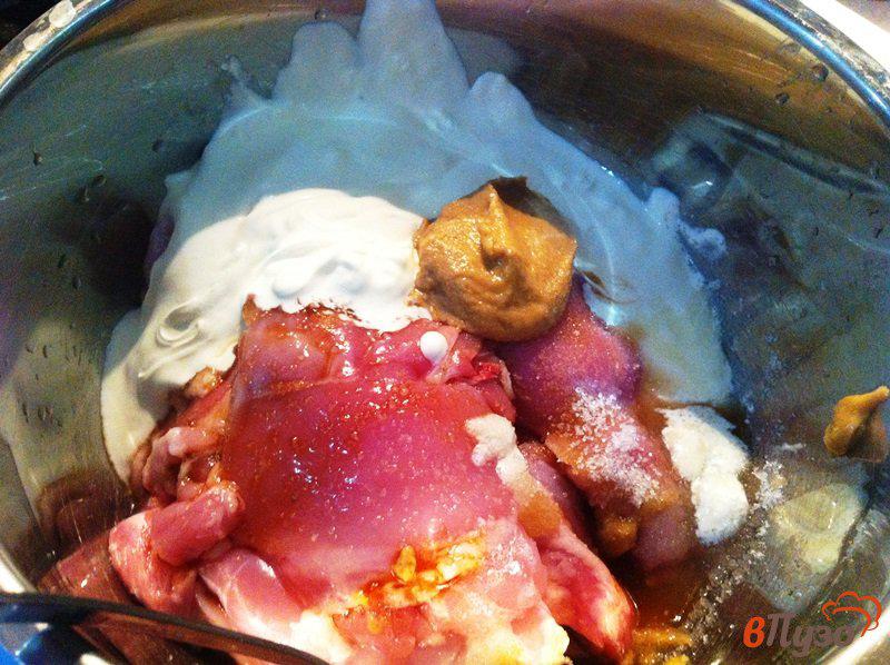 Фото приготовление рецепта: Куриная мякоть  в остро-сладком маринаде шаг №2