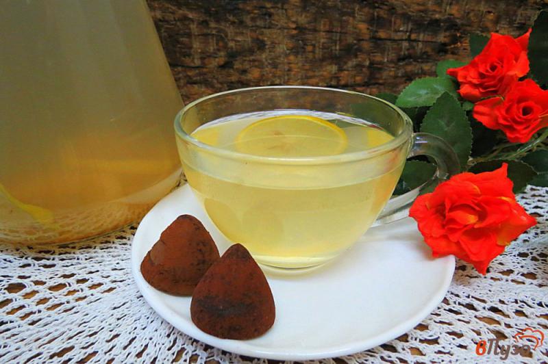 Фото приготовление рецепта: Имбирный чай в мультиварке шаг №7