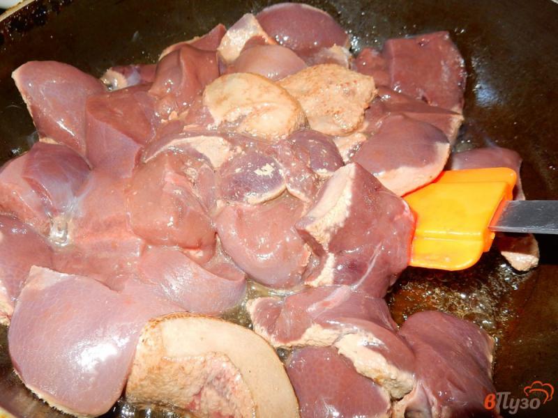 Фото приготовление рецепта: Запеченный паштет из свиной печени шаг №4
