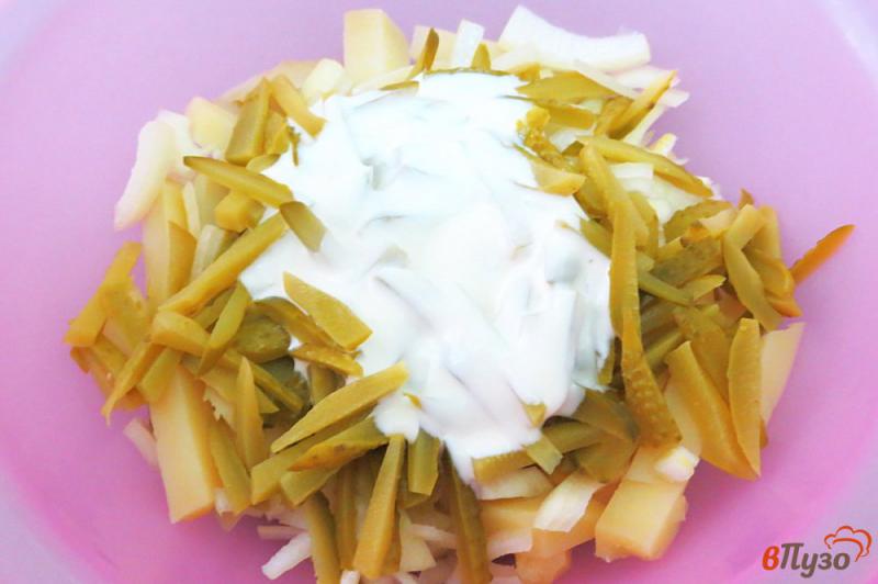 Фото приготовление рецепта: Картофельный салат-по фински шаг №6
