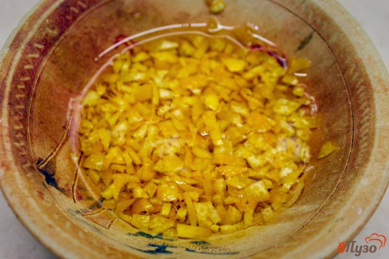Фото приготовление рецепта: Овсяное печенье с орехами и корочкой лимона шаг №4