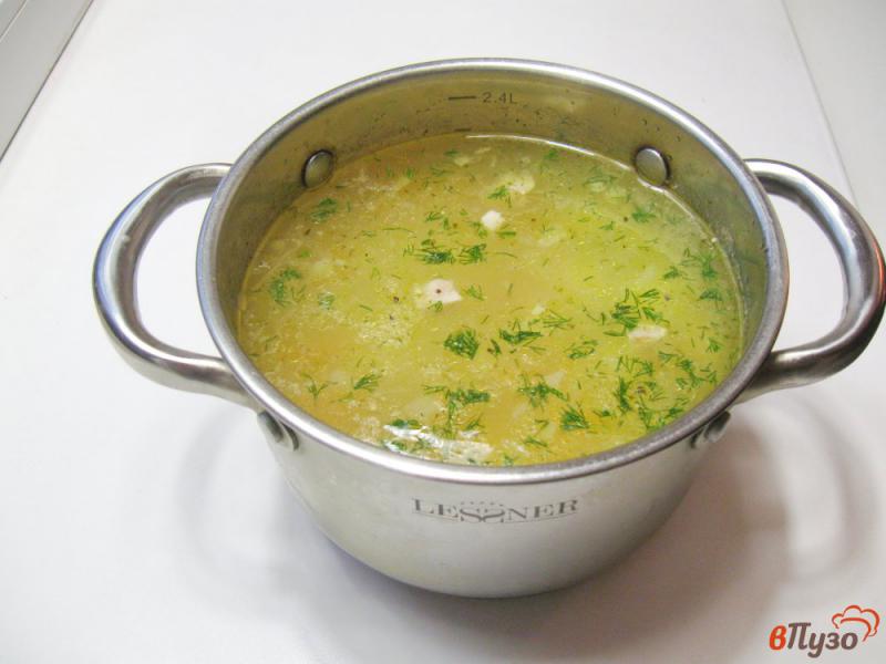 Фото приготовление рецепта: Суп с пшеном и ветчиной шаг №7