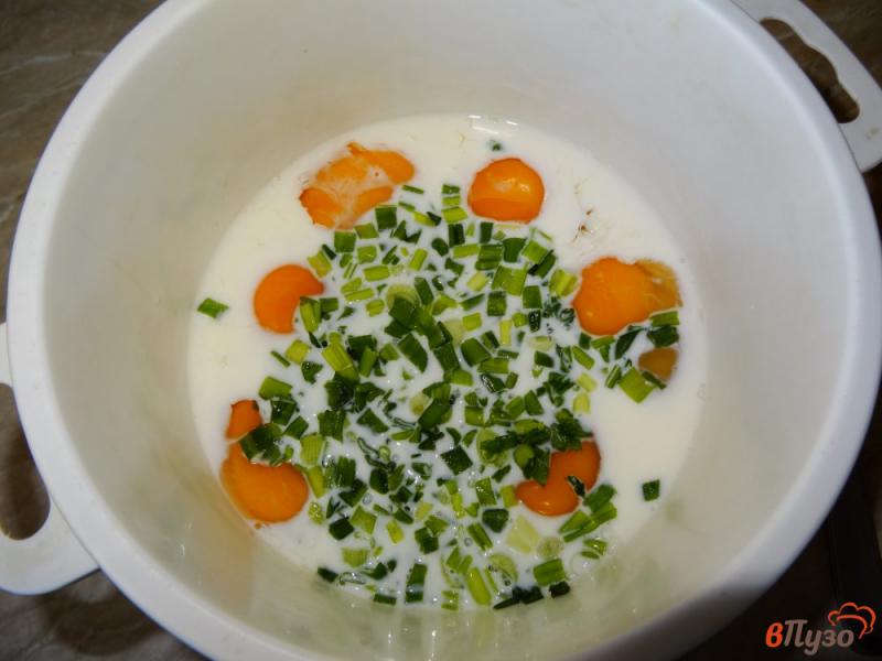 Фото приготовление рецепта: Филе трески в яичной заливке шаг №7