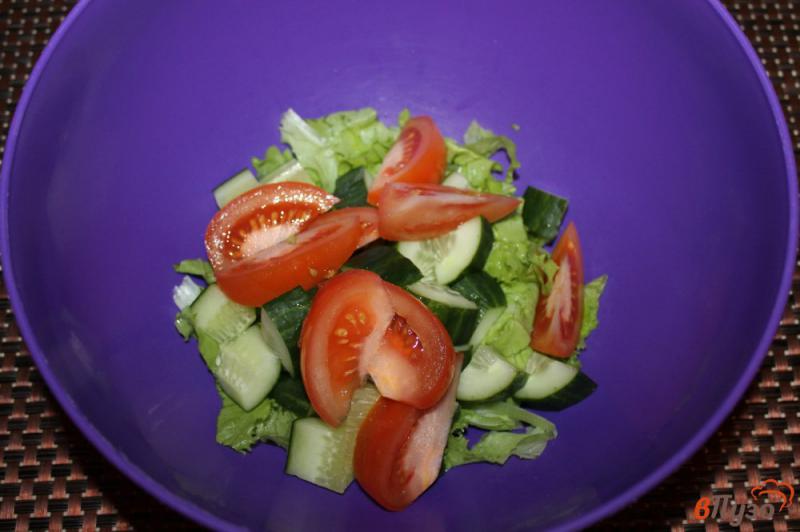 Фото приготовление рецепта: Греческий салат шаг №3