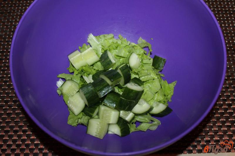 Фото приготовление рецепта: Греческий салат шаг №2