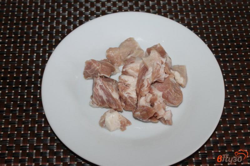Фото приготовление рецепта: Рагу со свининой, картофелем и цветной капустой шаг №1