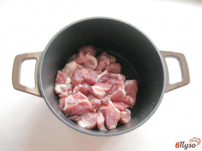 Фото приготовление рецепта: Рис со свининой и тыквой шаг №1