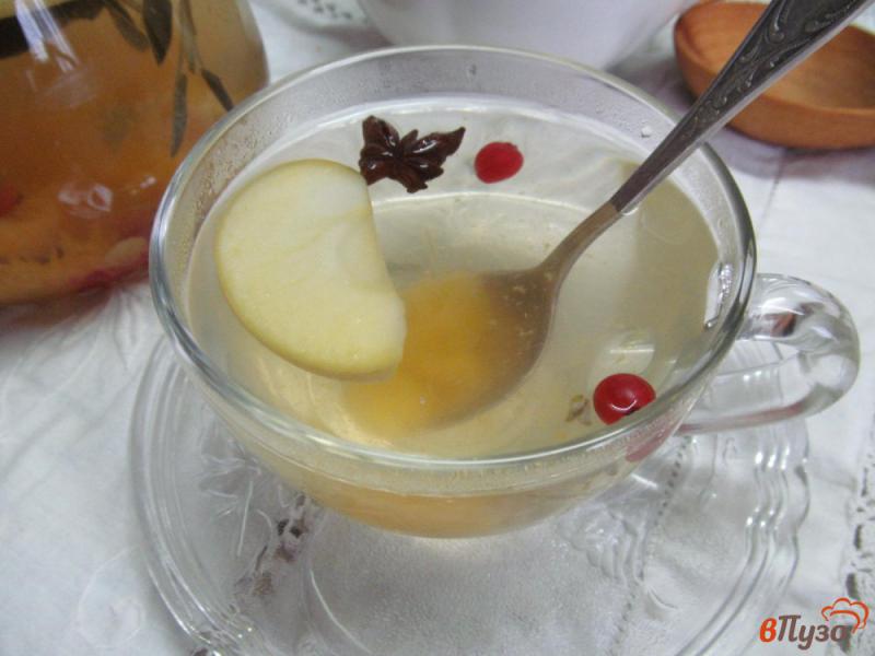 Фото приготовление рецепта: Чай с шалфеем и мандарином шаг №7