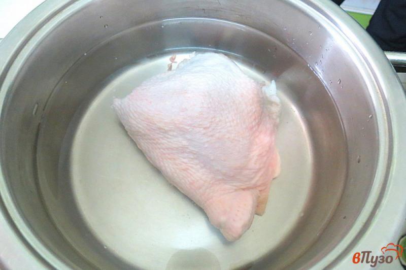 Фото приготовление рецепта: Заливное из курицы. шаг №3