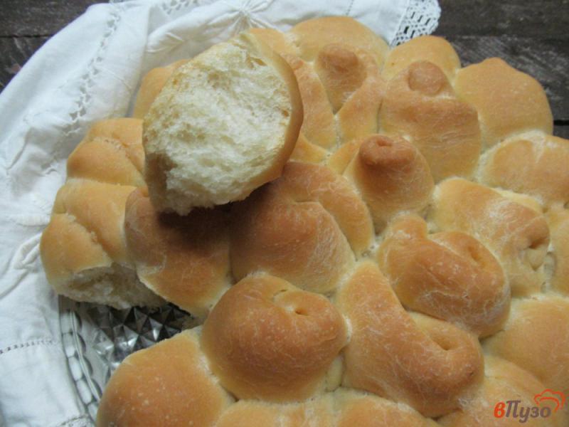 Фото приготовление рецепта: Белый хлеб -булочки «бутоны» шаг №13