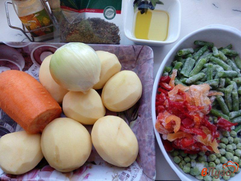 Фото приготовление рецепта: Томлёные овощи в мультиварке с давлением шаг №1