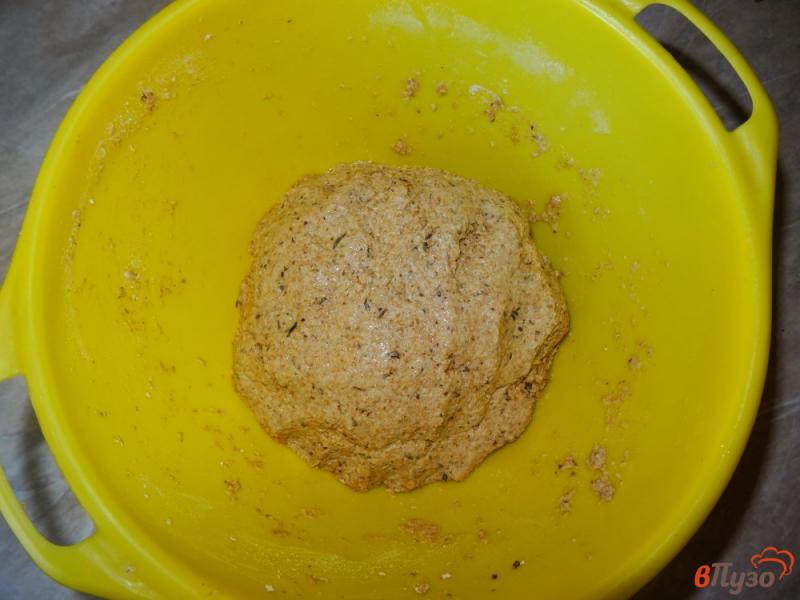 Фото приготовление рецепта: Хлеб из овсяных отрубей дрожжевой шаг №7