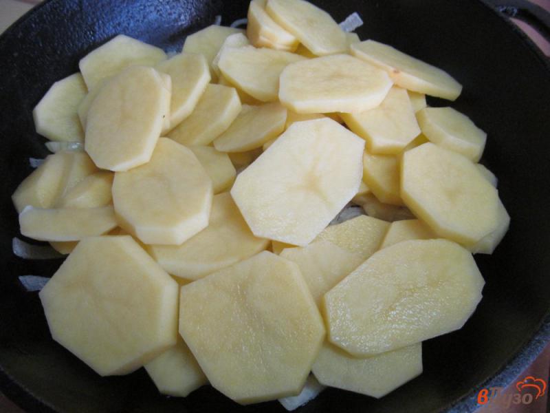 Фото приготовление рецепта: Тушеная картошка с луком по-узбекски шаг №2