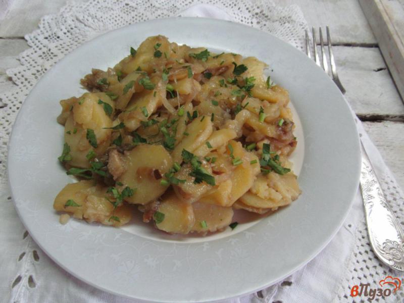 Фото приготовление рецепта: Тушеная картошка с луком по-узбекски шаг №5