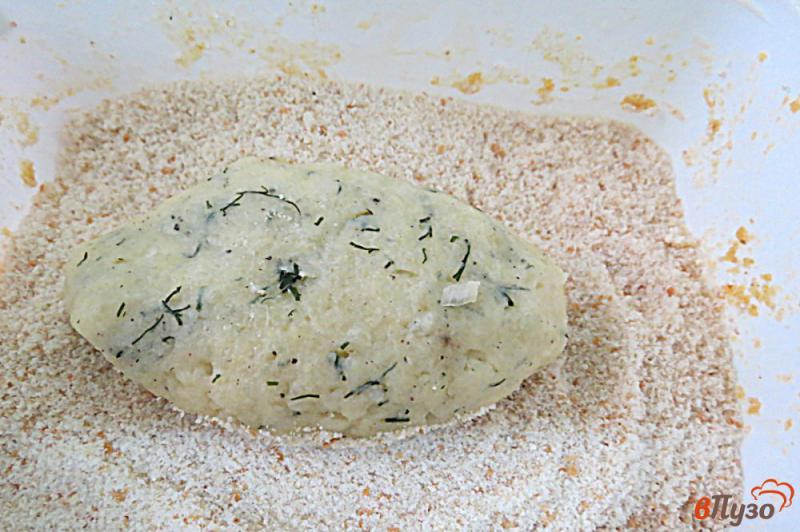 Фото приготовление рецепта: Картофельные зразы в духовке шаг №12
