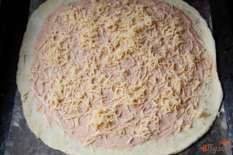 Фото приготовление рецепта: Пицца «Кальцоне» шаг №3