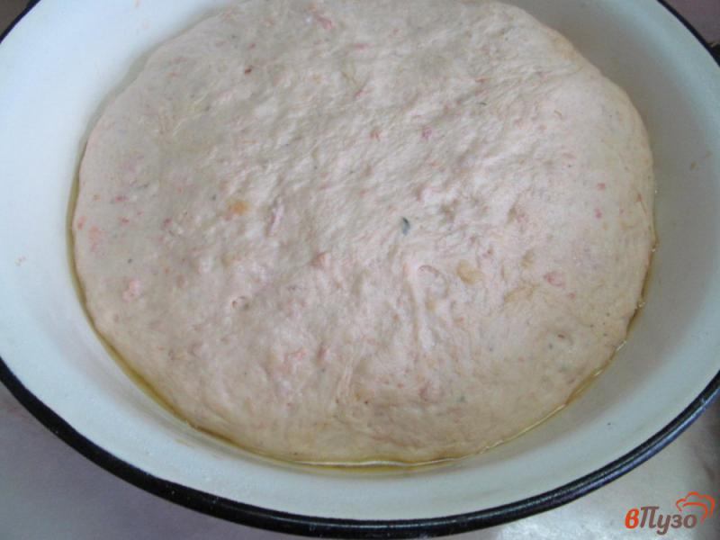 Фото приготовление рецепта: Томатный хлеб шаг №7