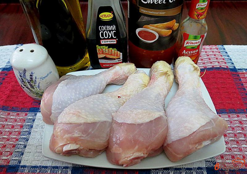 Фото приготовление рецепта: Куриные голени запеченные в духовке шаг №1