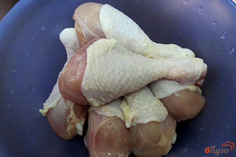 Фото приготовление рецепта: Куриные голени запеченные в духовке шаг №2