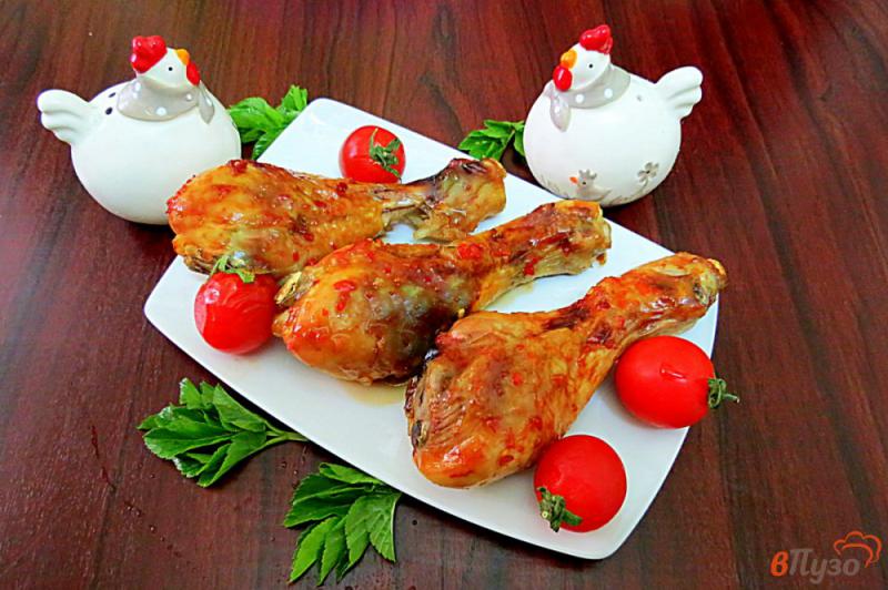 Фото приготовление рецепта: Куриные голени запеченные в духовке шаг №6