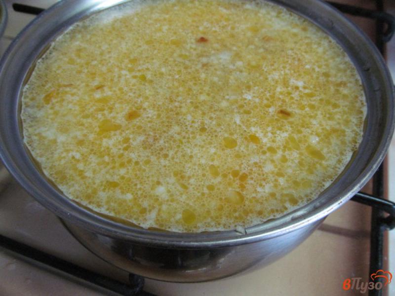Фото приготовление рецепта: Суп с крупой и цветной капустой шаг №5