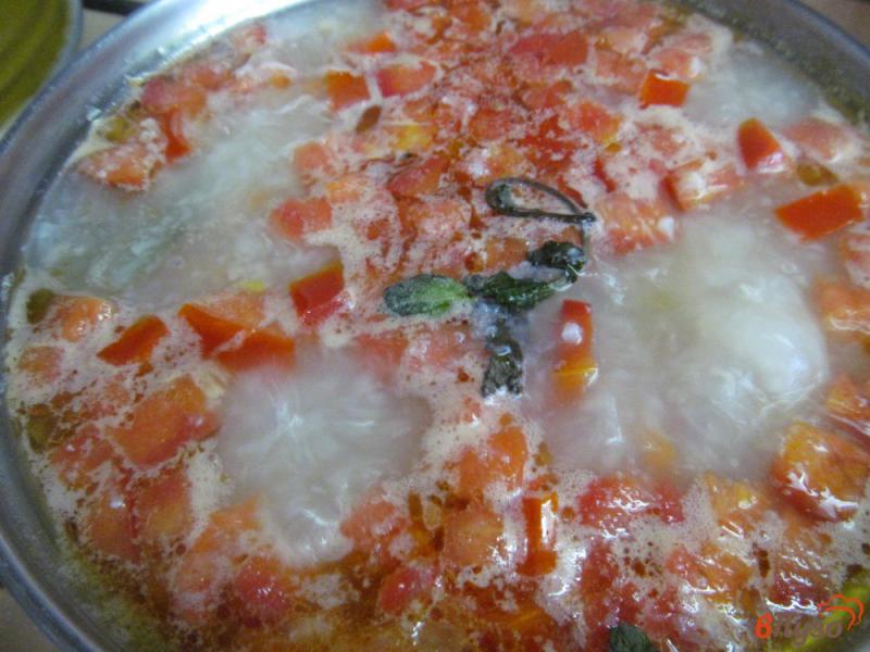 Фото приготовление рецепта: Суп с крупой и цветной капустой шаг №7