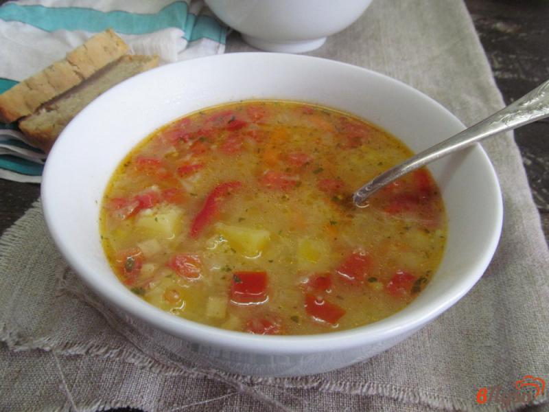 Фото приготовление рецепта: Суп с крупой и цветной капустой шаг №8