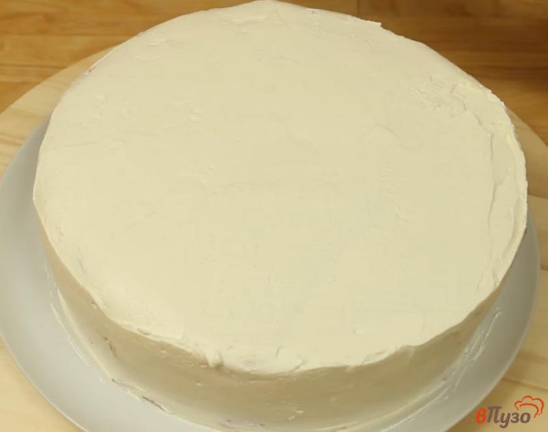 Фото приготовление рецепта: Слоёный закусочный торт шаг №12