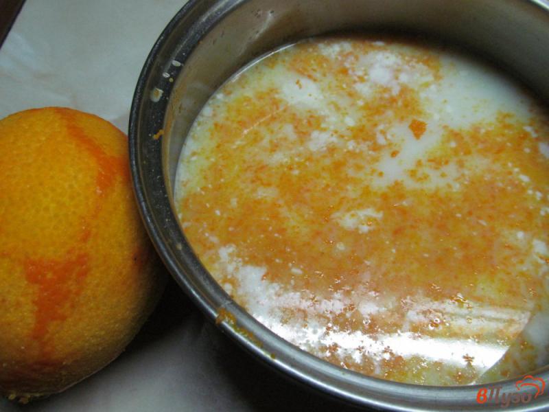 Фото приготовление рецепта: Апельсиновый торт шаг №11