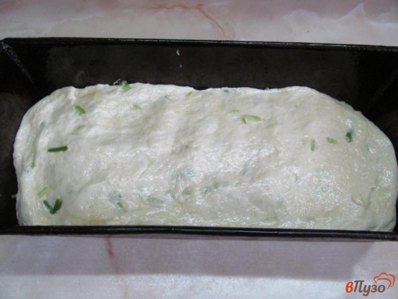 Фото приготовление рецепта: Хлеб с цветной капустой и чесночными стрелками шаг №8