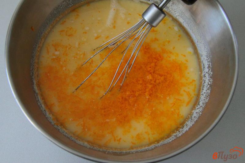 Фото приготовление рецепта: Постный манник на апельсиновом соке шаг №3