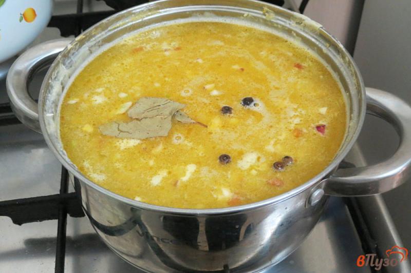 Фото приготовление рецепта: Гороховый суп пюре со свининой шаг №10