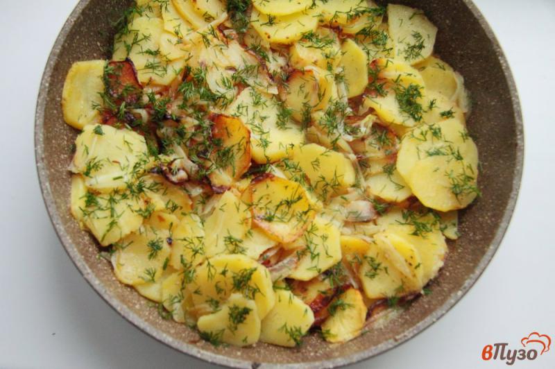 Фото приготовление рецепта: Картофель с луком по-узбекски шаг №7