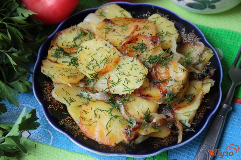 Фото приготовление рецепта: Картофель с луком по-узбекски шаг №8