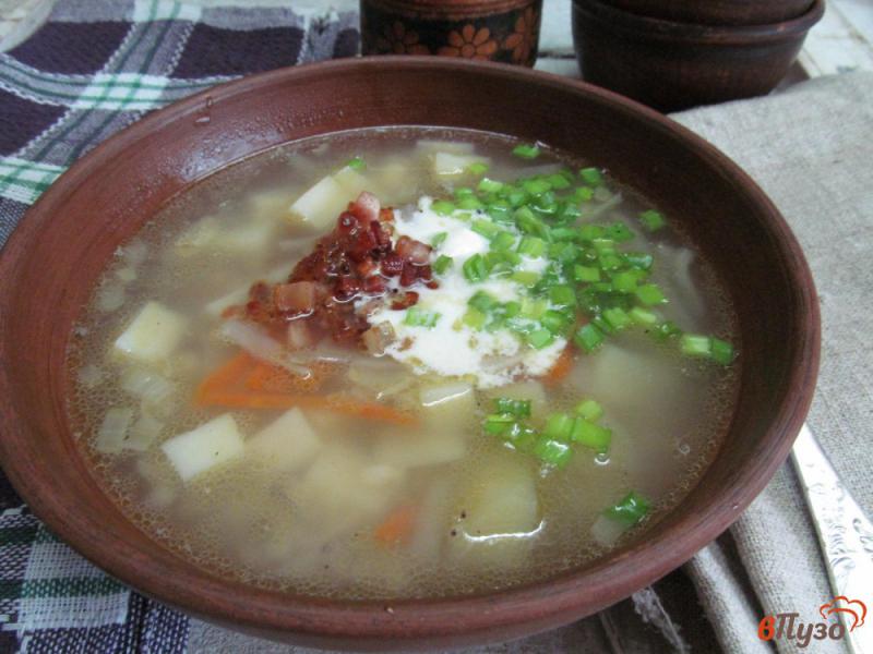Фото приготовление рецепта: Щи с капустой по-корейски шаг №6