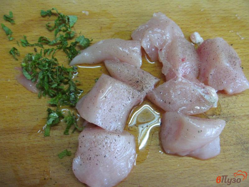 Фото приготовление рецепта: Шашлык из курицы с кабачком шаг №1