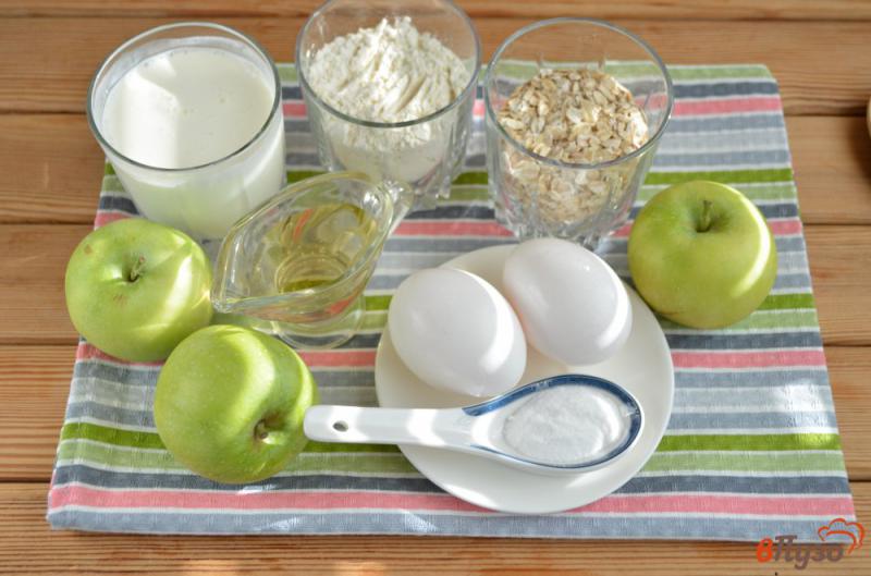 Фото приготовление рецепта: Диетический пирог с яблоками шаг №1