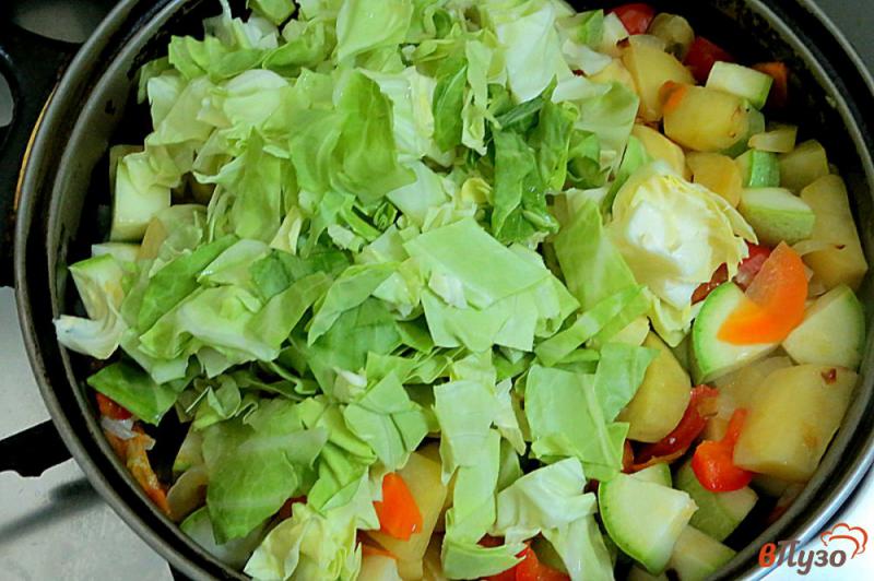 Фото приготовление рецепта: Рагу овощное без мяса шаг №11