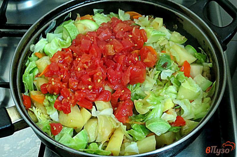 Фото приготовление рецепта: Рагу овощное без мяса шаг №12