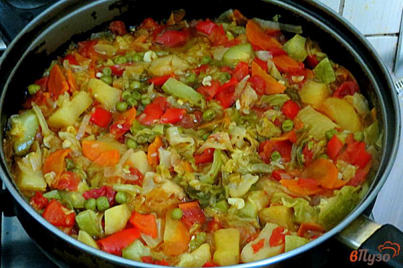 Фото приготовление рецепта: Рагу овощное без мяса шаг №14