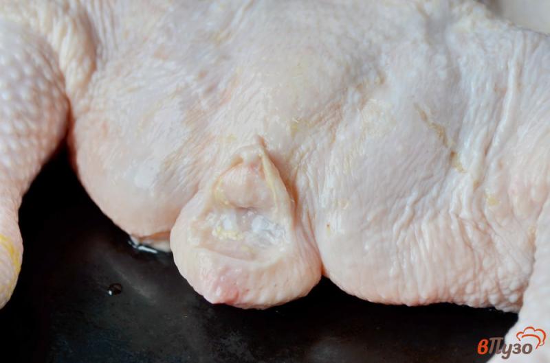 Фото приготовление рецепта: Цыпленок в духовке целиком шаг №2