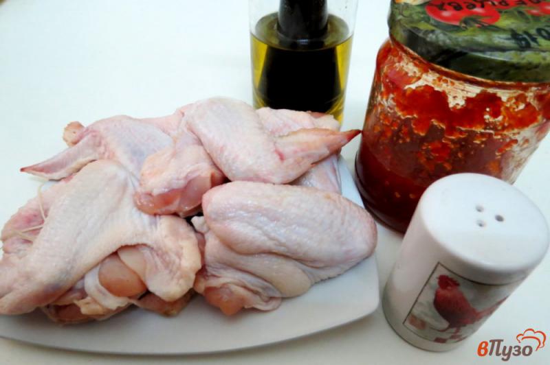 Фото приготовление рецепта: Куриные крылышки в остром соусе шаг №1