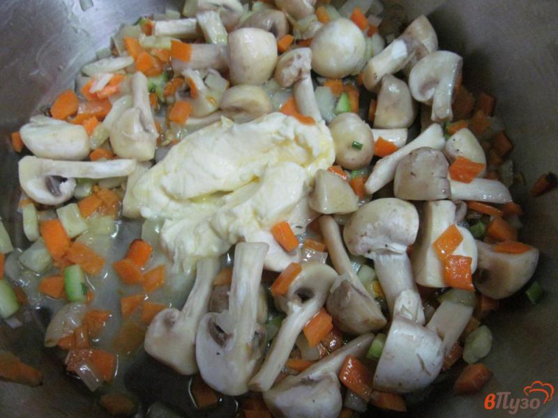 Фото приготовление рецепта: Суп с грибной поджаркой шаг №2