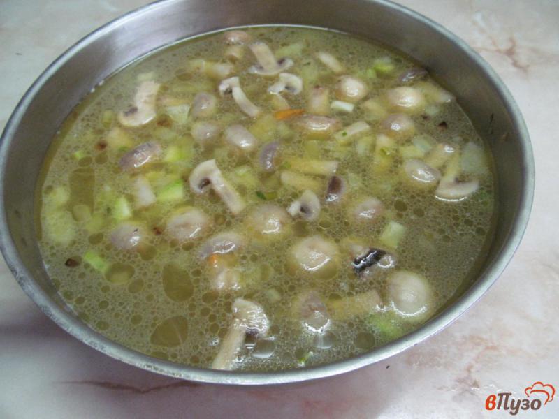Фото приготовление рецепта: Суп с грибной поджаркой шаг №3